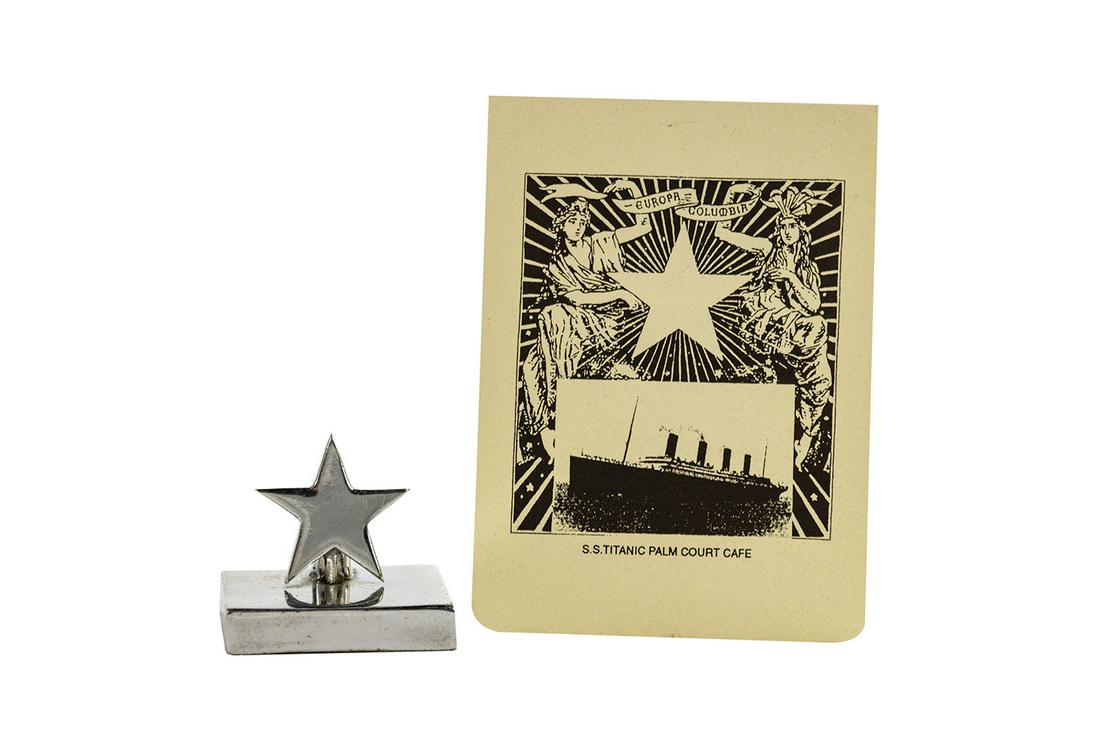 Titanic Palm Court Cafe Menu Prop. (1 of 6)