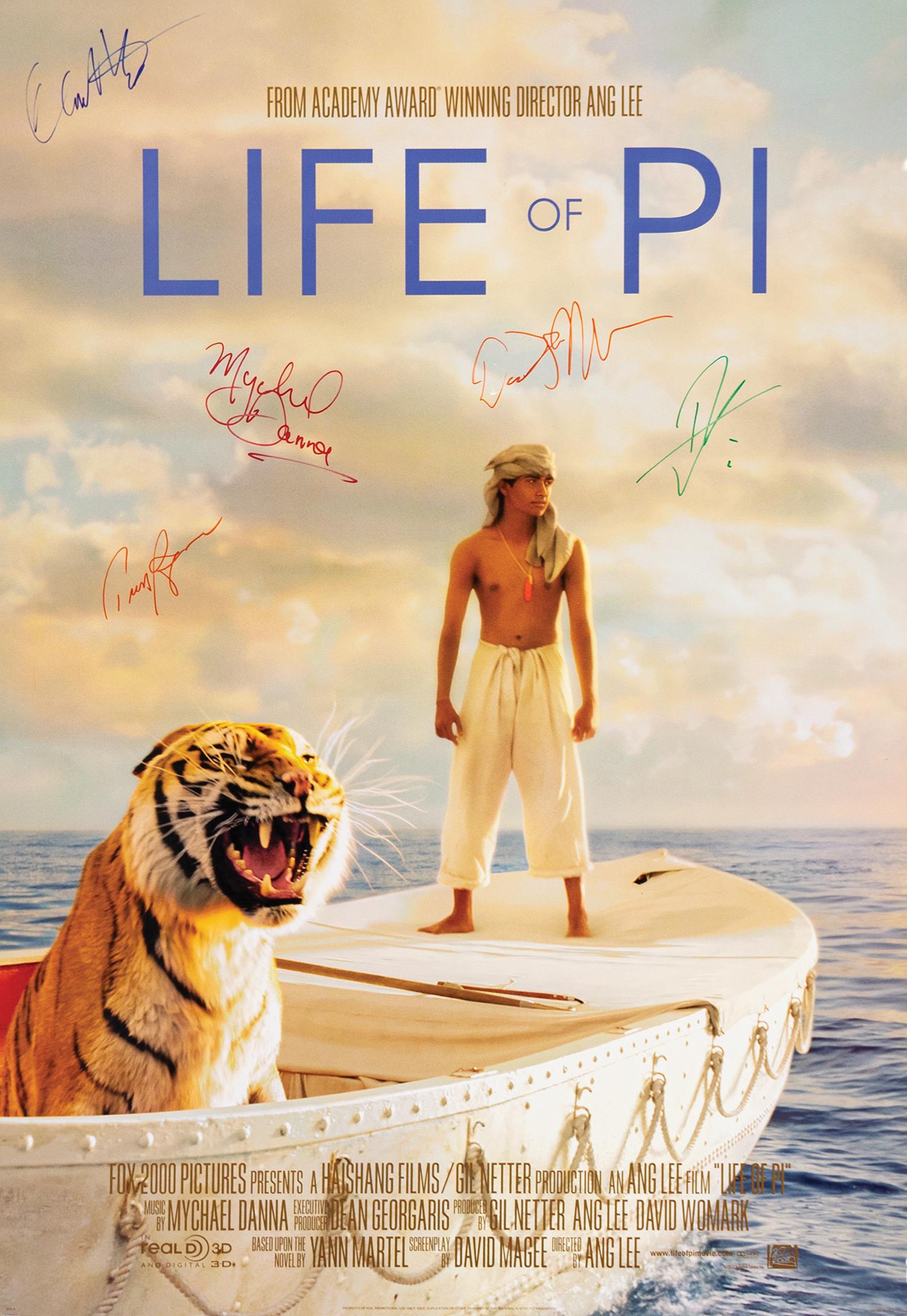 Signed Life of Pi Event Poster. (1 of 6)