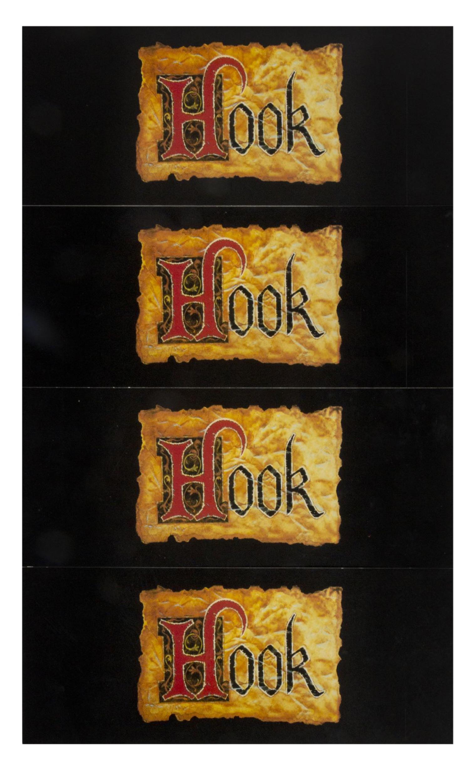 Collection of (4) Hook Pre-Release Viewing Tickets. (1 of 2)