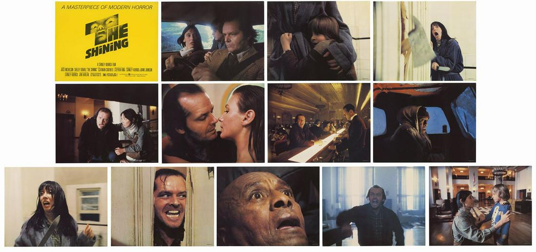 Collection of (13) The Shining Lobby Cards. (1 of 14)