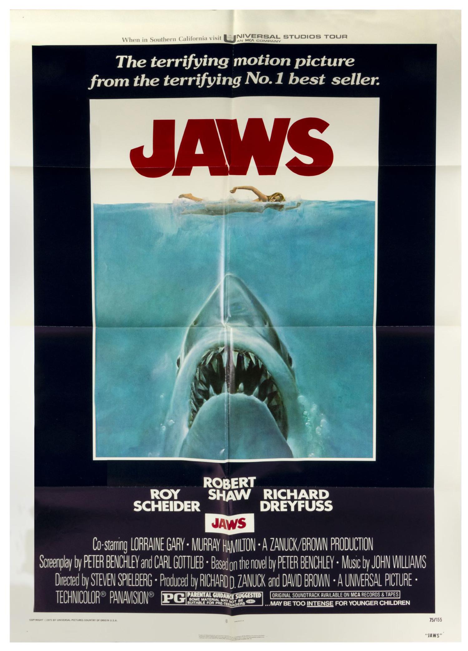 Jaws One Sheet Poster. (1 of 1)