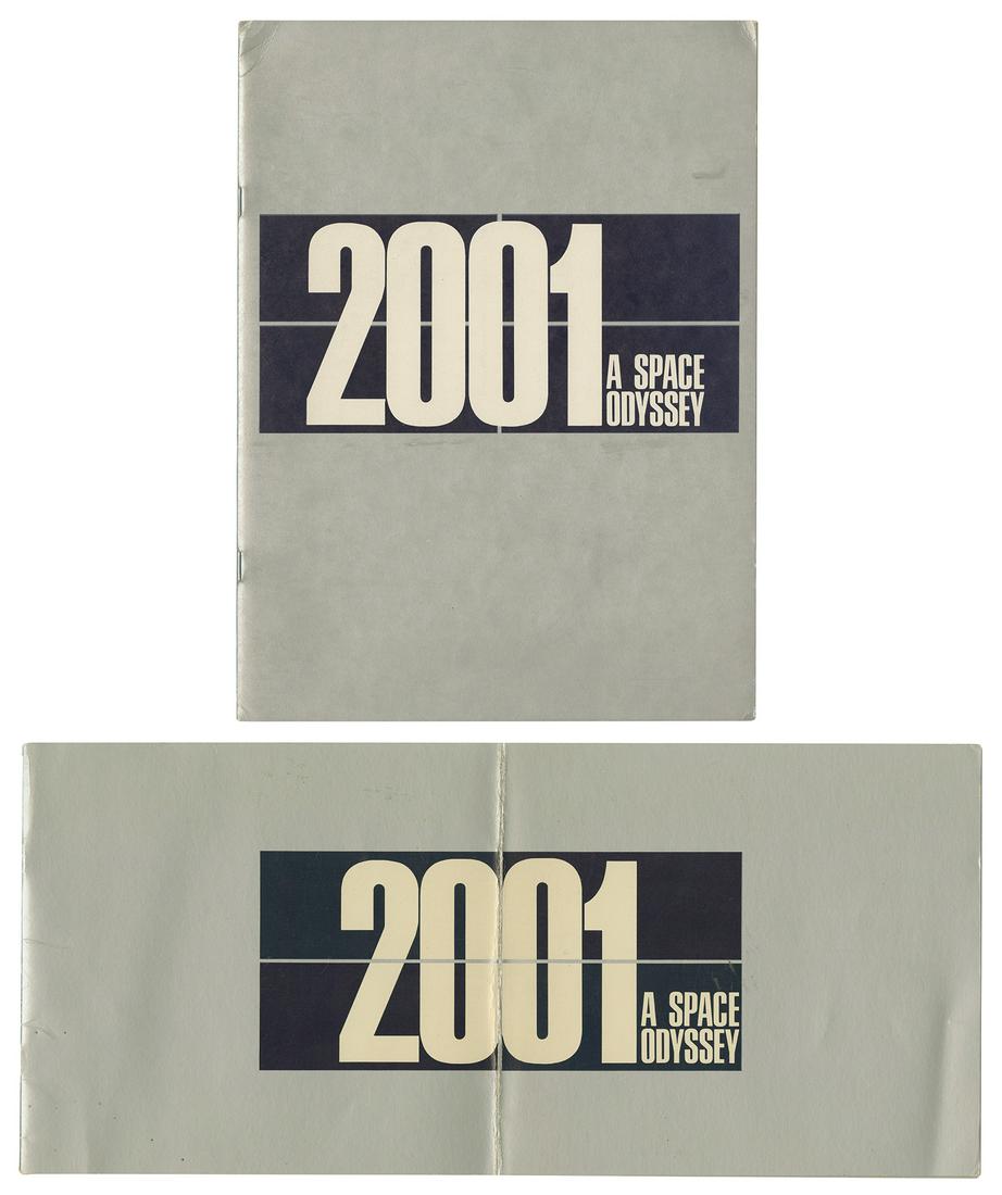 Pair of 2001: A Space Odyssey Programs. (1 of 4)