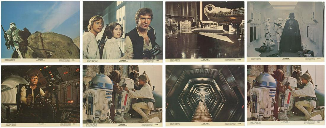 Collection of (8) Star Wars Lobby Cards. (1 of 9)