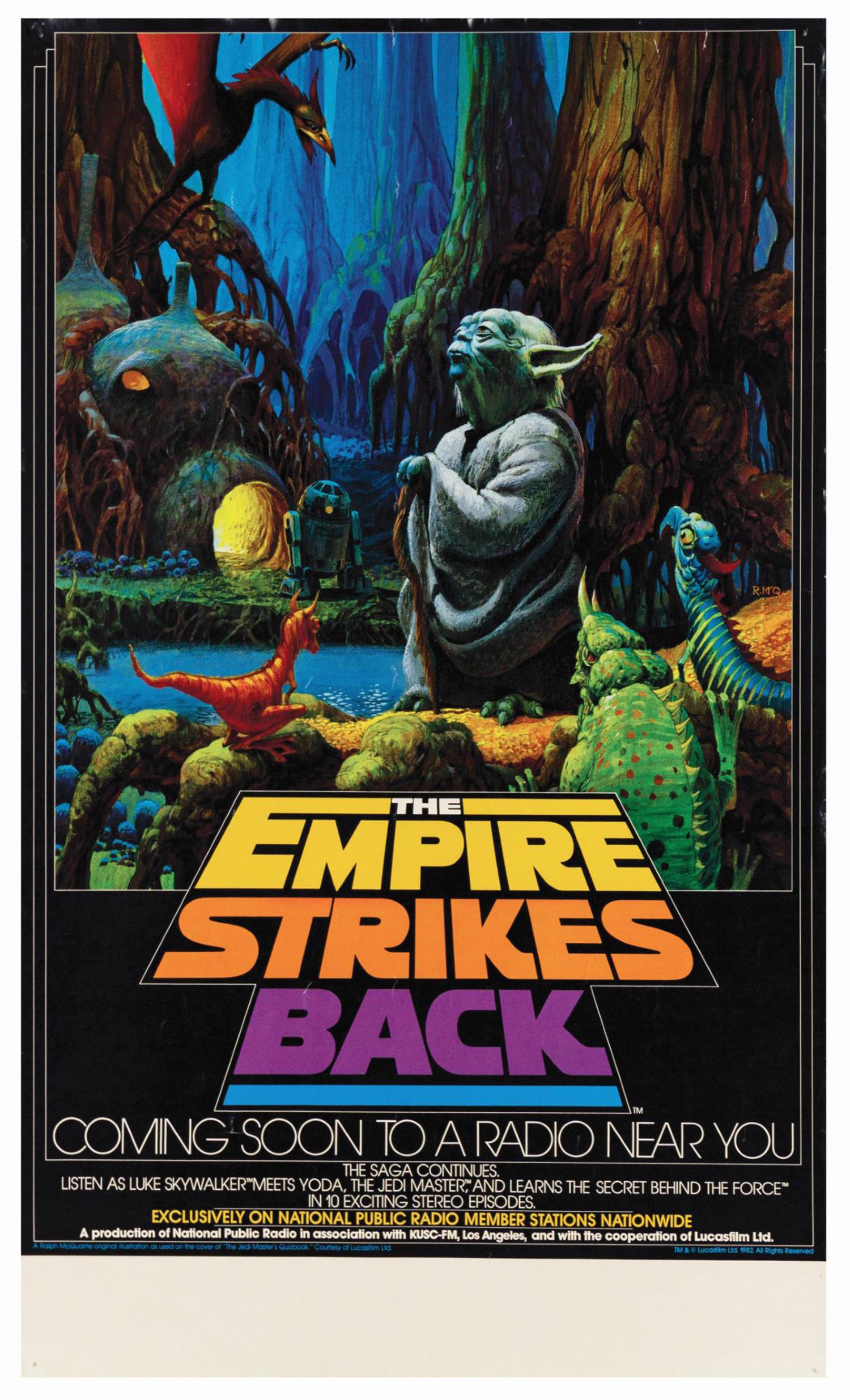 The Empire Strikes Back NPR Broadcast Poster. (1 of 1)
