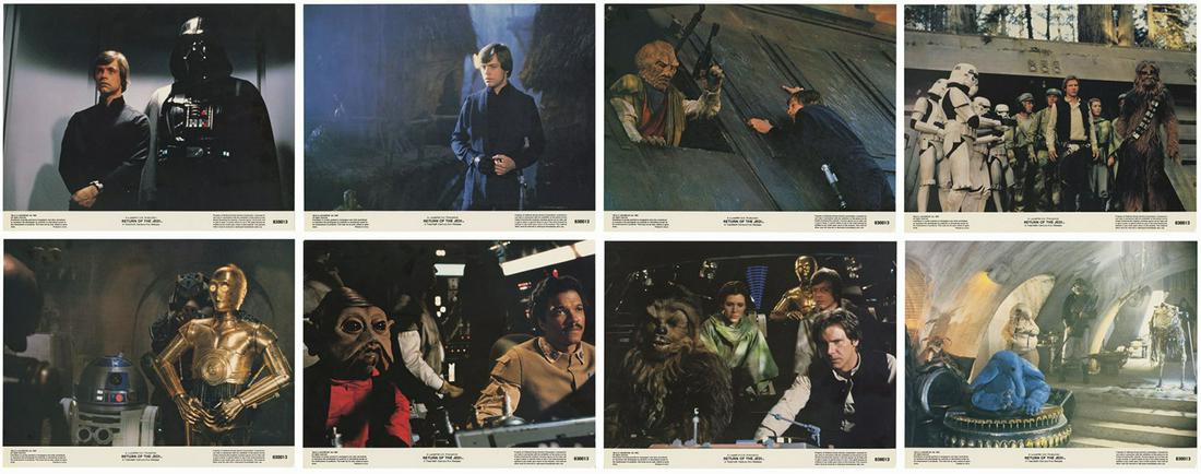 Collection of (8) Return of the Jedi Lobby Cards. (1 of 9)