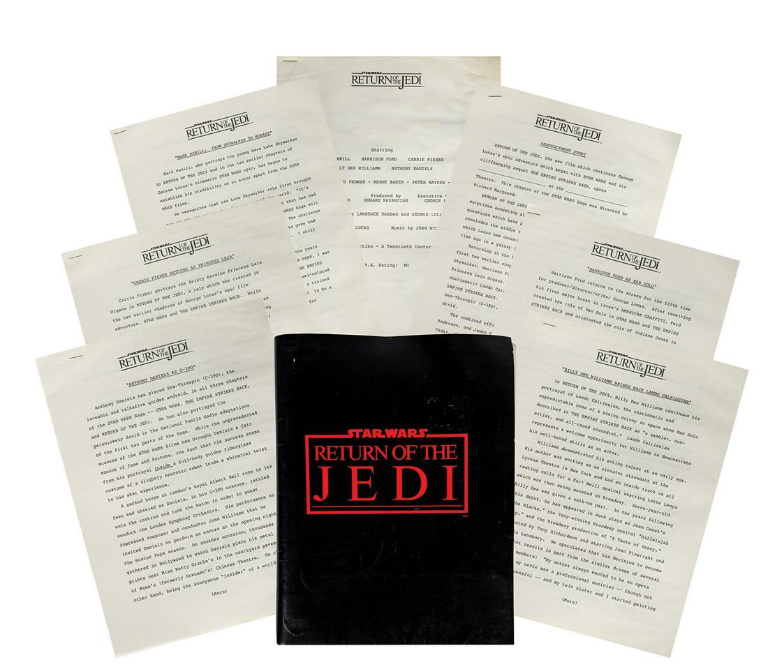 Return of the Jedi Production Guide. (1 of 9)