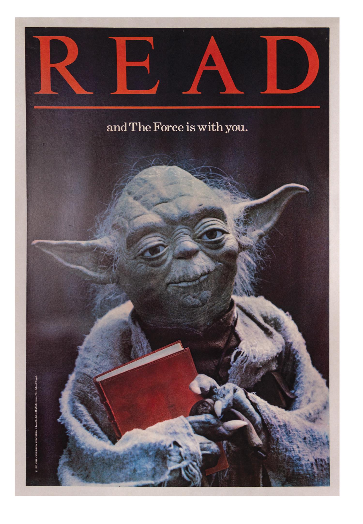 Return of the Jedi "Read" Yoda Poster. (1 of 1)