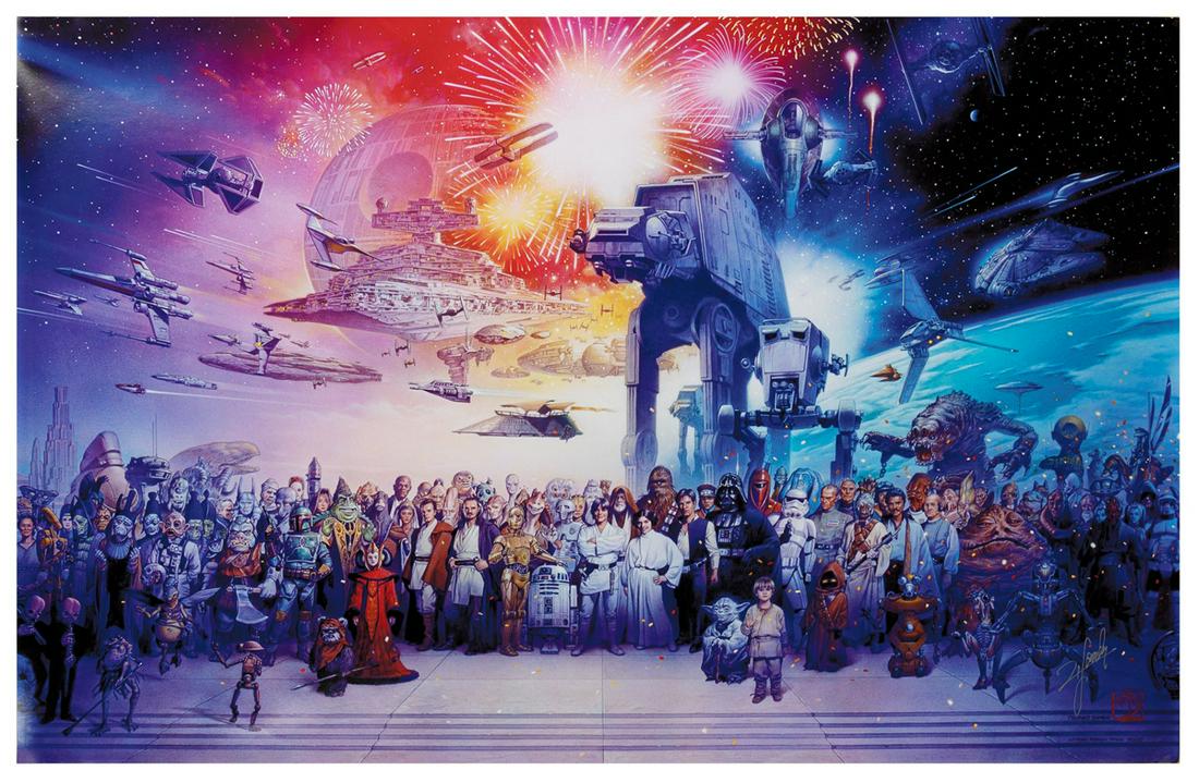 Signed Star Wars: Celebration Lithograph. (1 of 1)