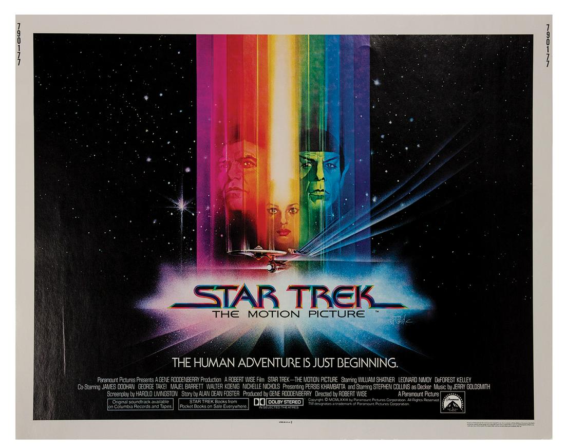 Star Trek: The Motion Picture Half Sheet Poster. (1 of 1)