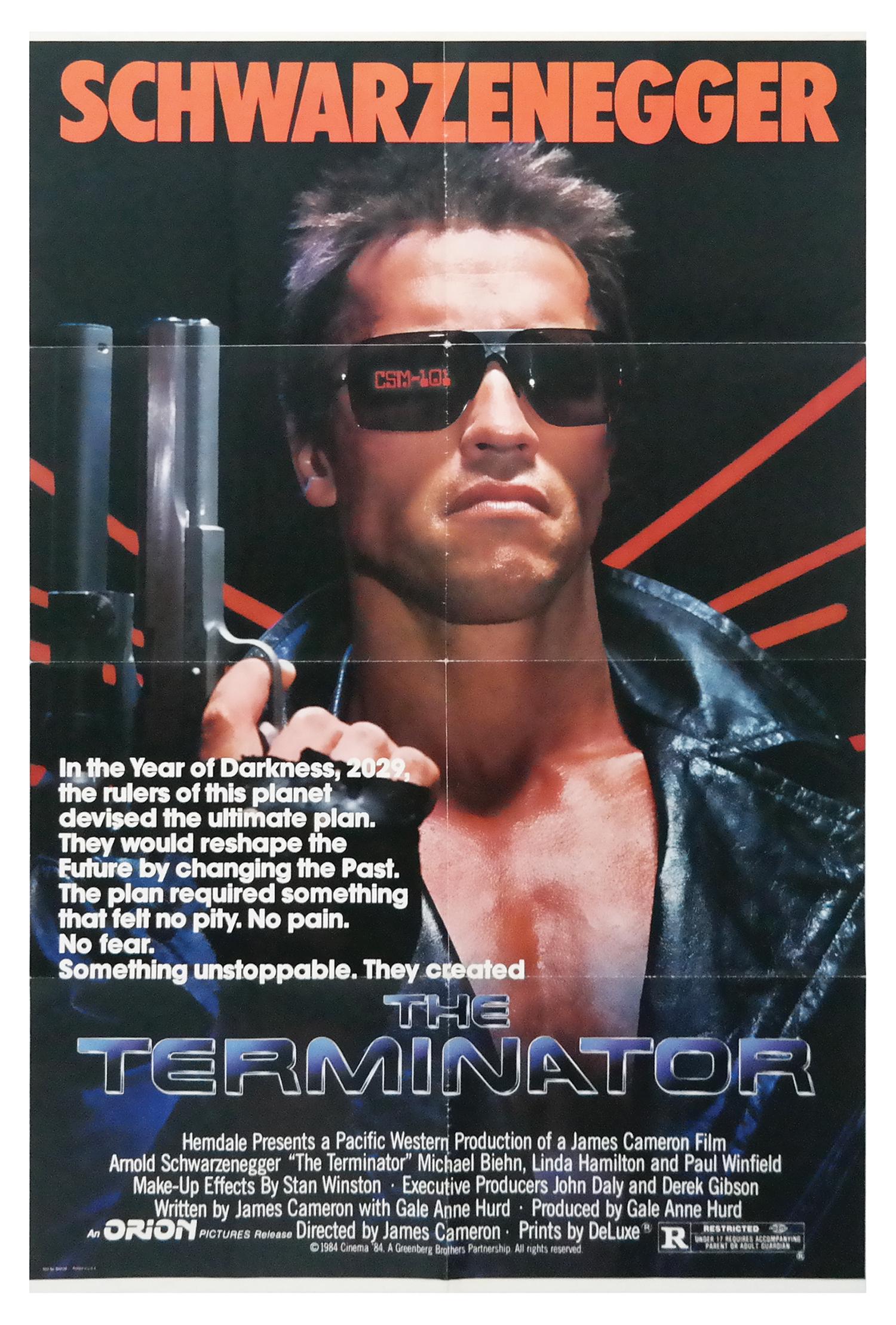 The Terminator One Sheet Poster. (1 of 1)