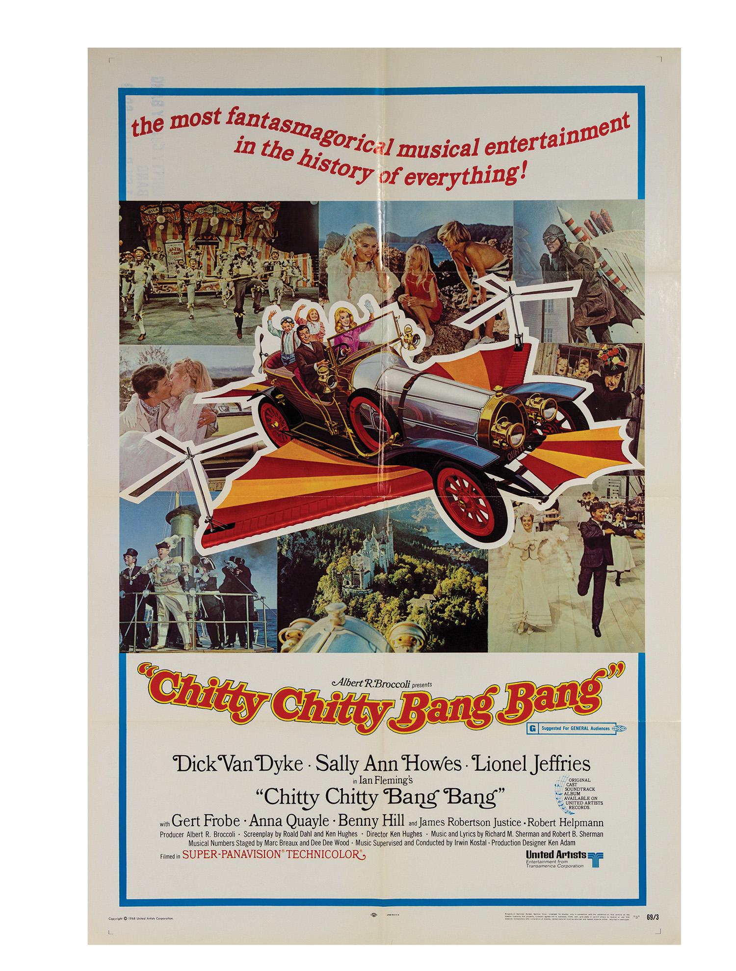 Chitty Chitty Bang Bang One Sheet Poster. (1 of 1)