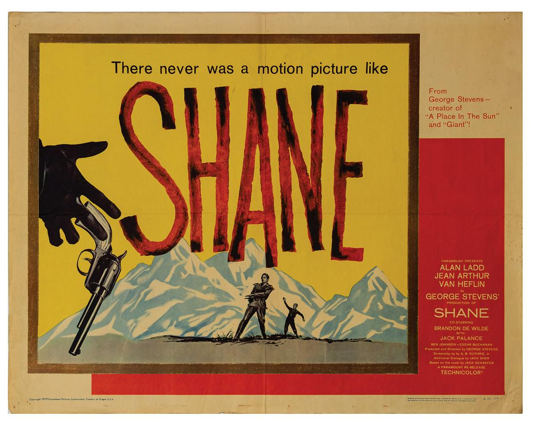 Shane Half Sheet Poster. (1 of 1)