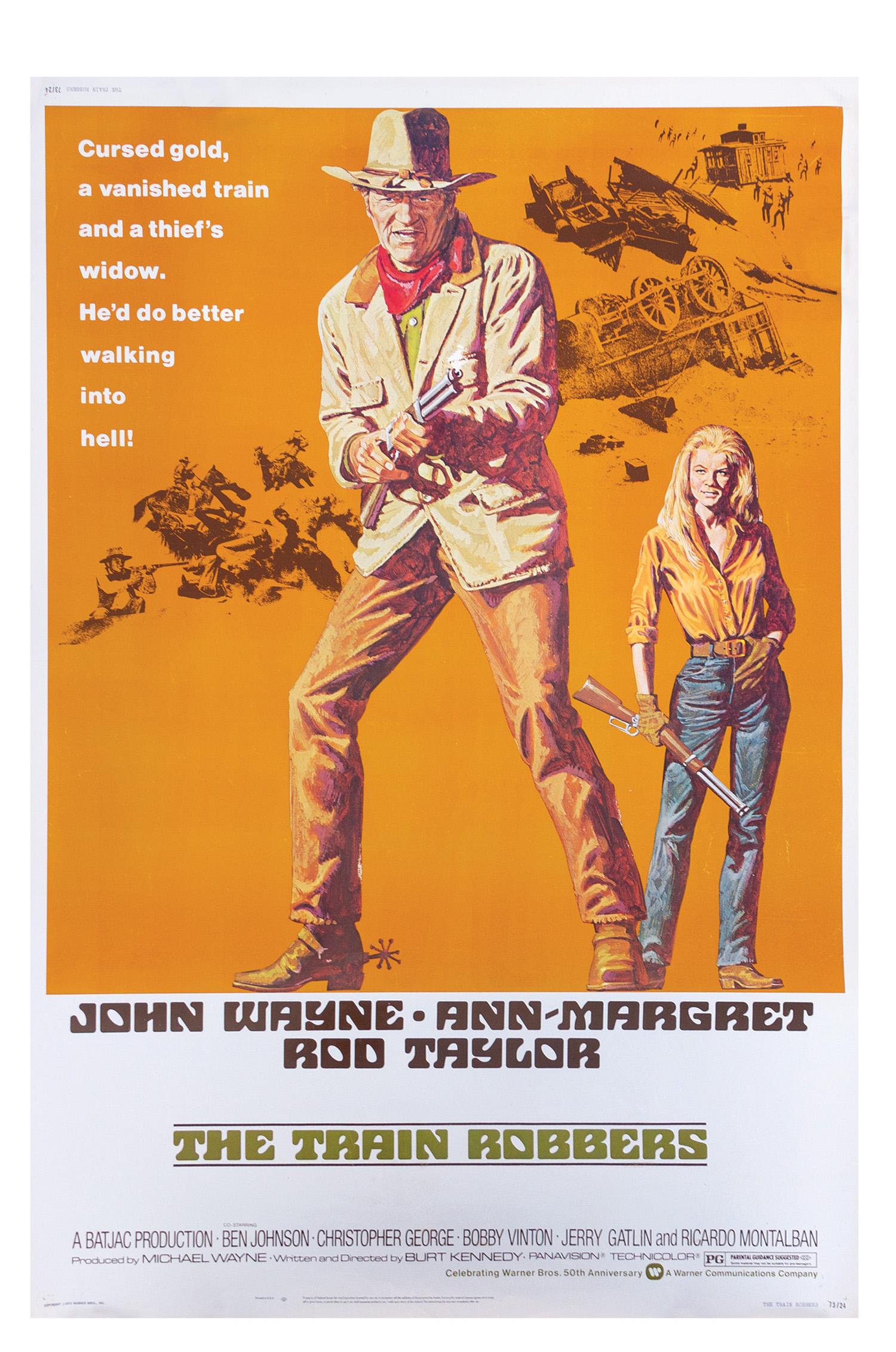 The Train Robbers 40x60 Poster. (1 of 1)