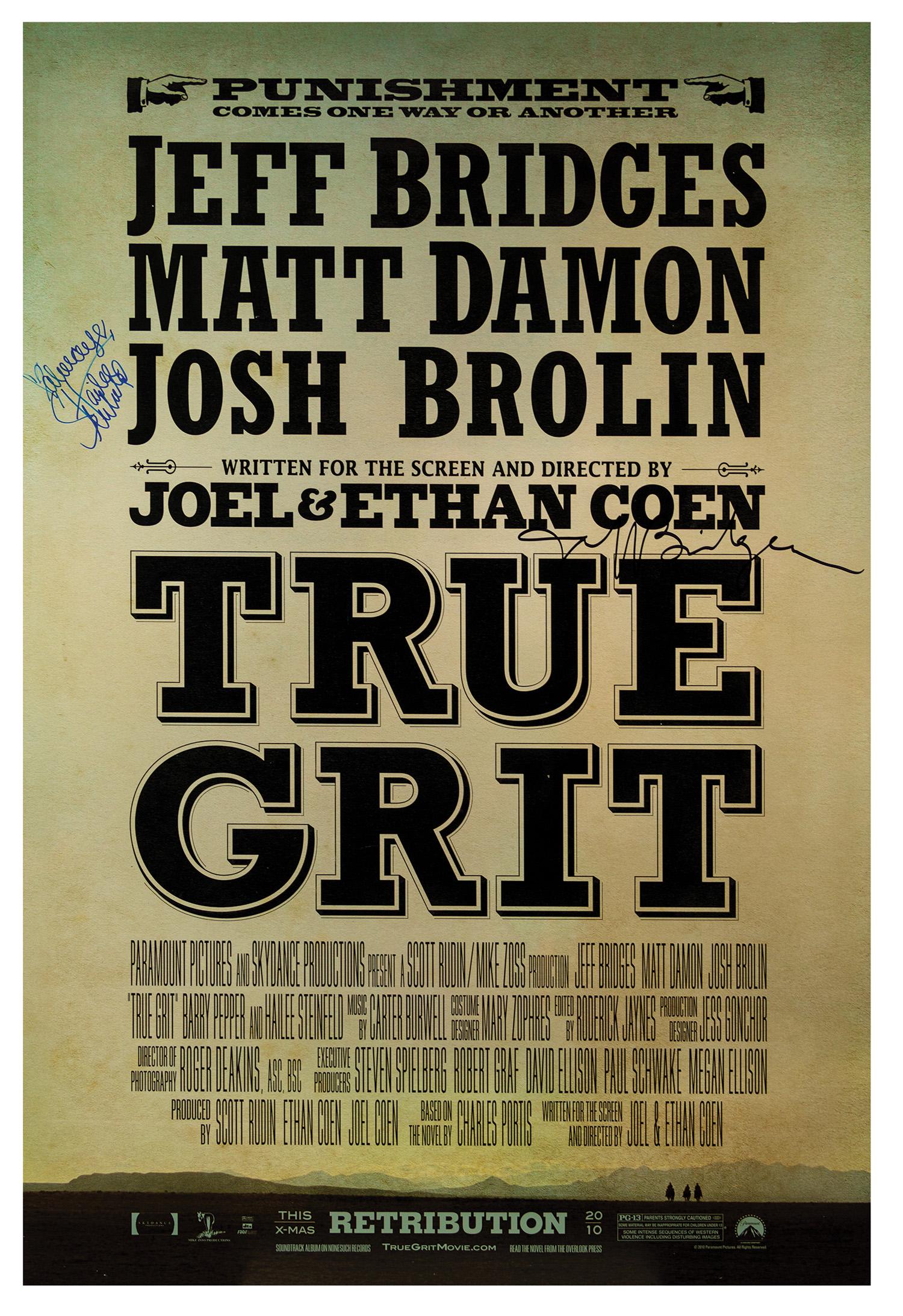 Signed True Grit Event Poster. (1 of 3)