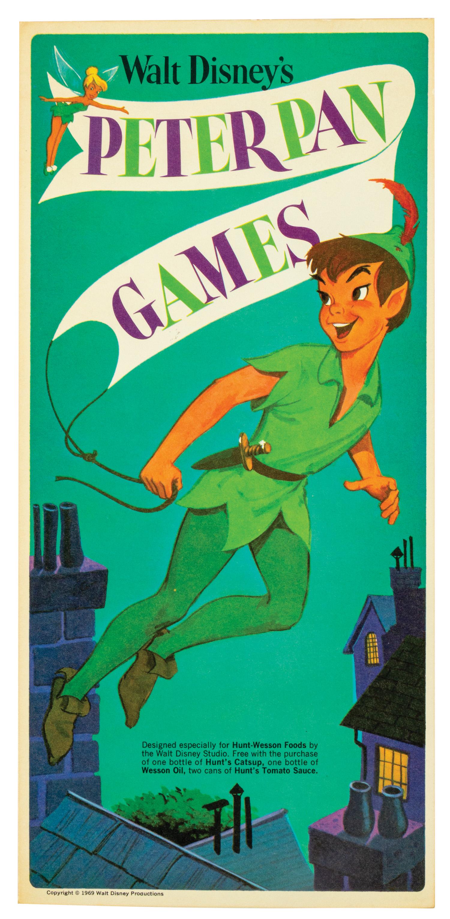 Peter Pan Paper Board Game. (1 of 3)