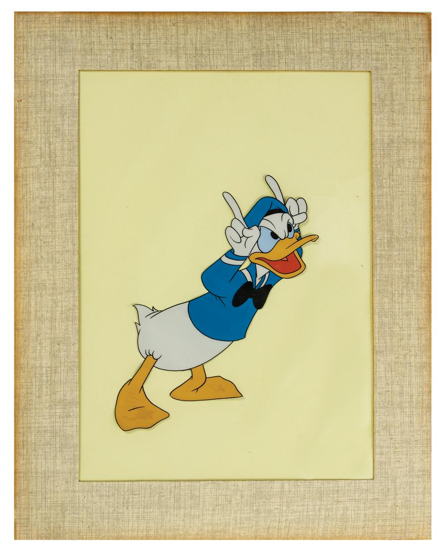 Donald Duck Art Corner Cel. (1 of 2)