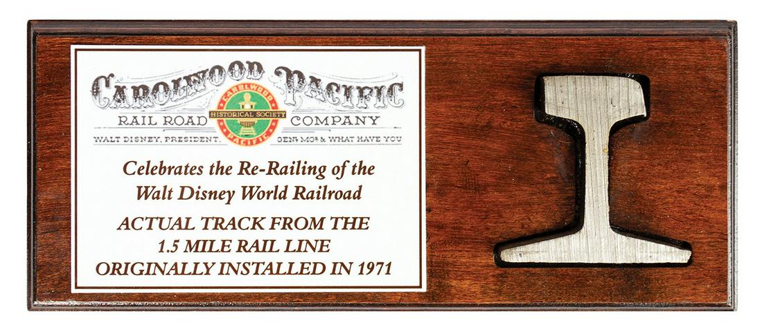 Section of Walt Disney World Railroad Track. (1 of 1)