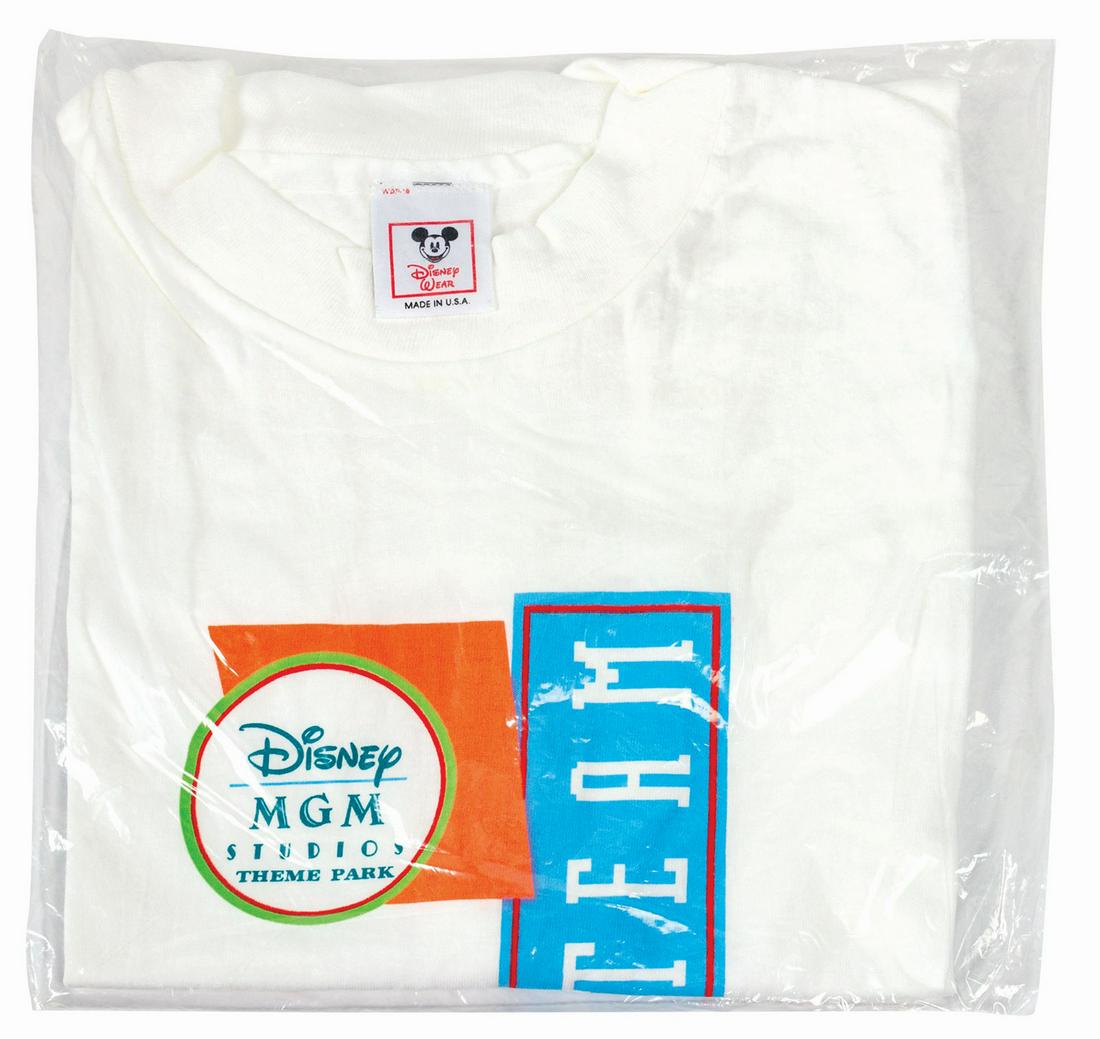 Sci-Fi Dine In Project Team Shirt.: (Disney-MGM, 1991) A rare project team shirt for the Sci Fi Dine In. The shirt features the logos for Disney-MGM and the restaurant, and reads "Commissary Project Team." This shirts size is XL and is 