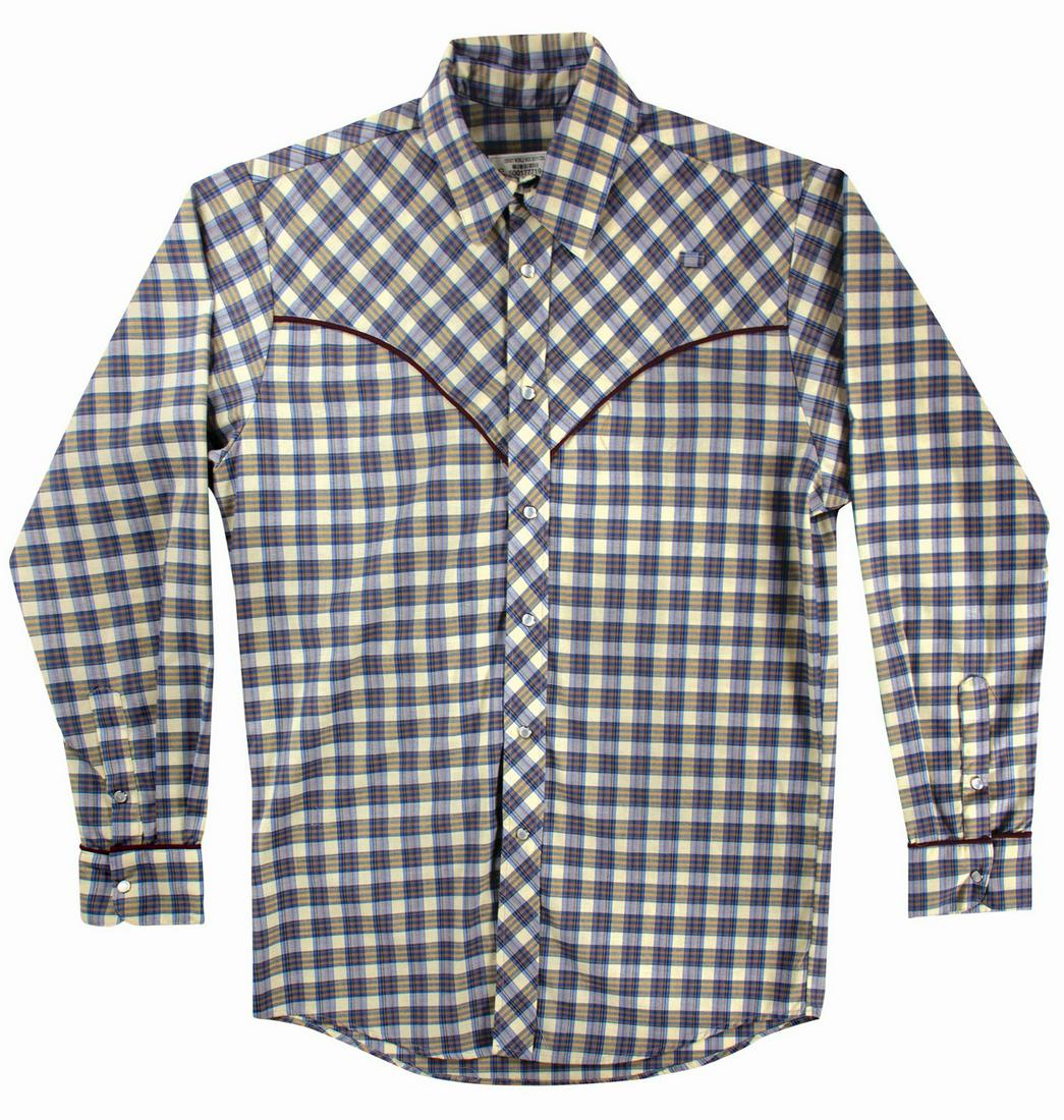 Big Thunder Ranch Barbecue Cast Member Shirt.: (Disneyland, c.2000s) A cast member shirt from the Big Thunder Ranch Barbecue at Disneyland. This size large snap button waiter's shirt still has its original Disney tags on the collar and is in very