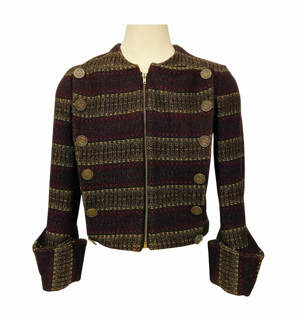 Pirates of the Caribbean Cast Member Coat.: (Disneyland, c.1980s-90s) A wool coat used by cast members of Disneyland's Pirates of the Caribbean attraction. Cast member wardrobe items from Pirates of the Caribbean are rare, but the specially cre