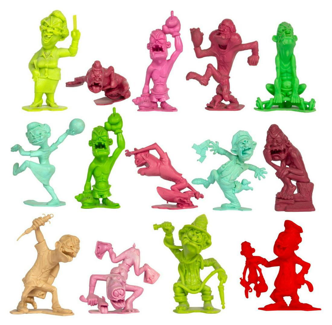 VINTAGE 1960'S MARX NUTTY MADS GREEN FIGURES - TOTAL OF 3 | eBay