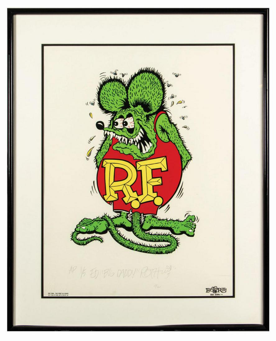 【極美品・希少】The Art of Ed \"Big Daddy\" Roth Big Daddy Ed Roth Limited Edition Signed 