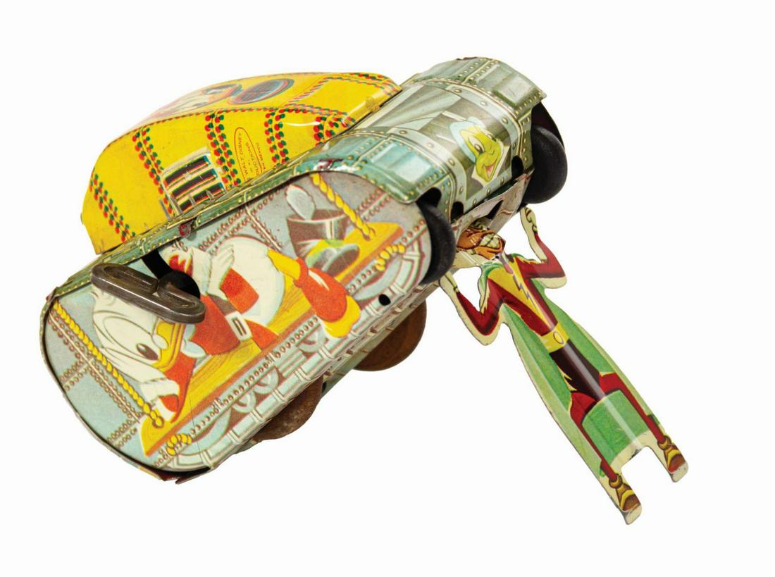 Marx Super Goof Turnover Tank Tin Toy. (1 of 4)