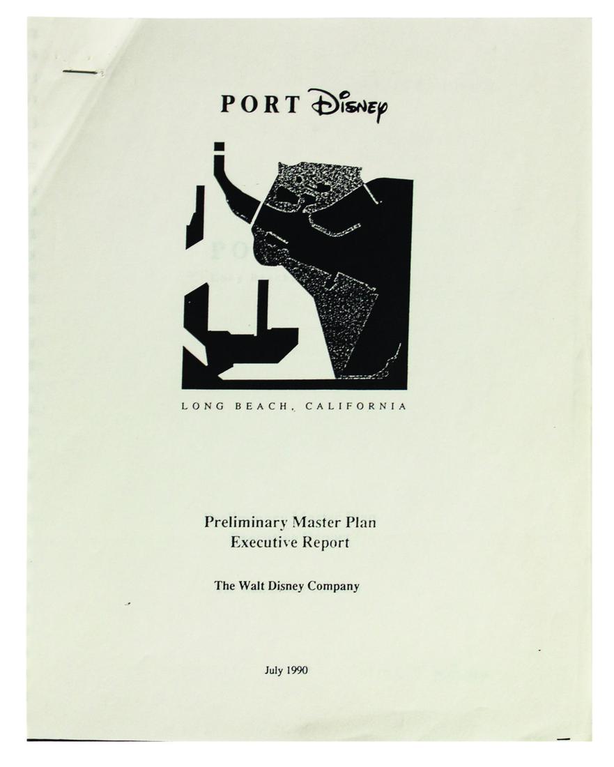 Port Disney Preliminary Master Plan Executive Report. (1 of 2)