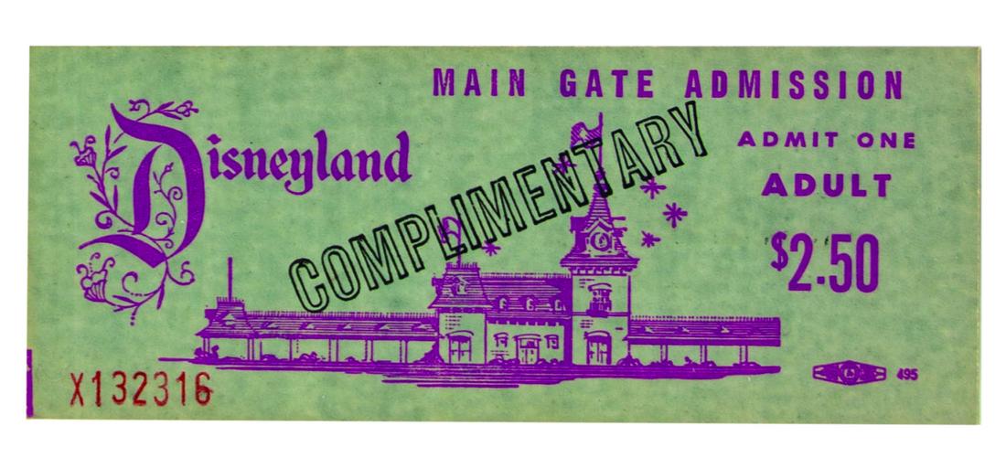 Complimentary Adult Main Gate Admission Ticket. (1 of 1)
