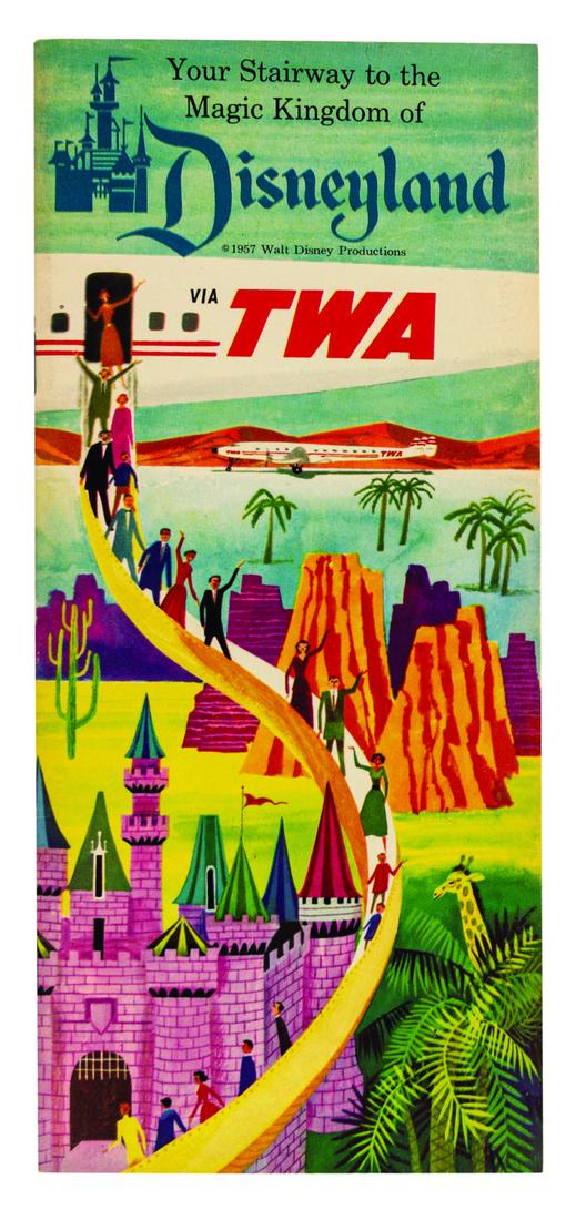 Disneyland TWA Travel Brochure. (1 of 2)