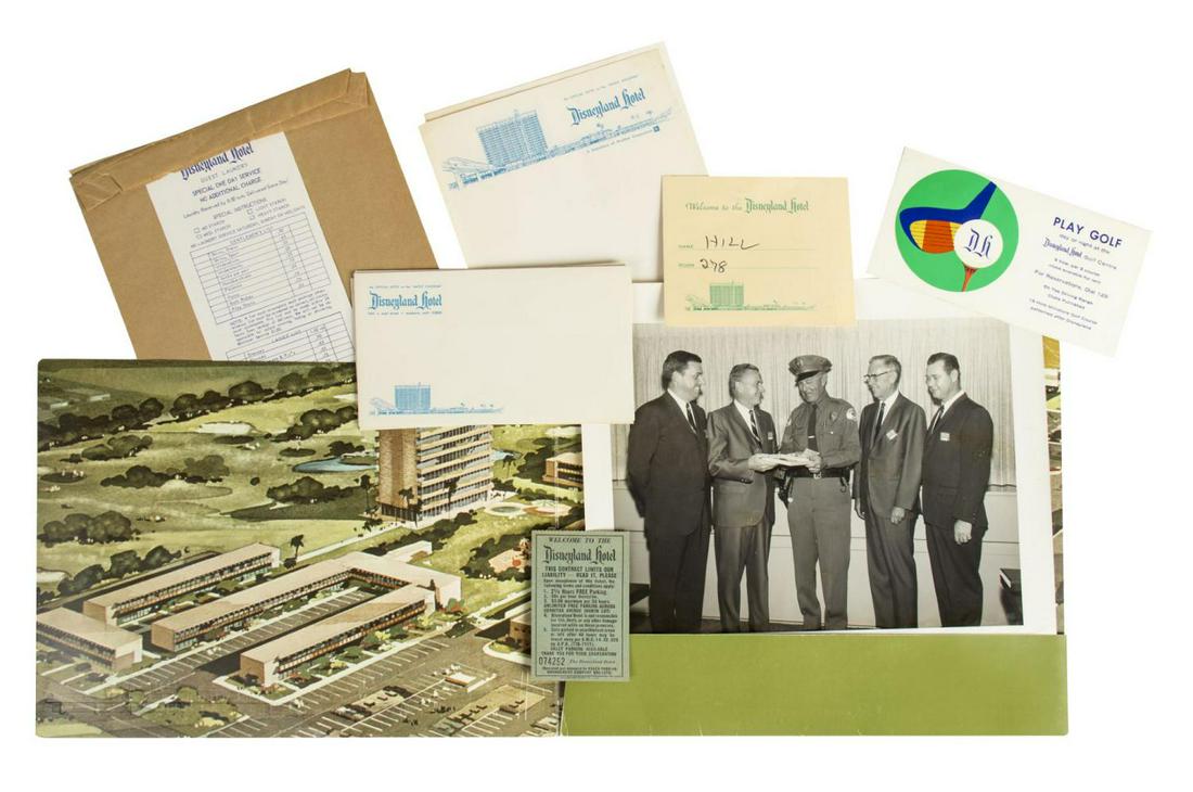 Disneyland Hotel Folder and Documents. (1 of 1)