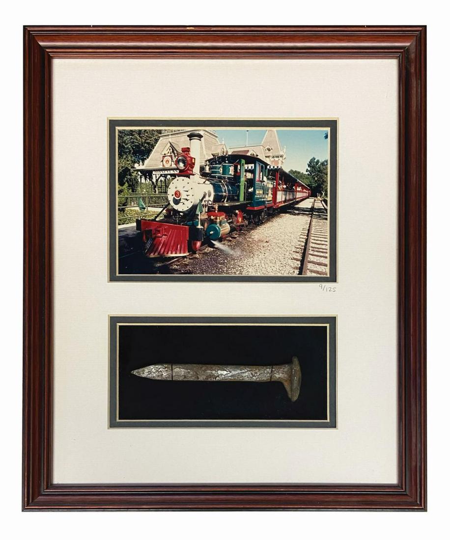 Disneyland Railroad Engine No. 3 Railroad Spike. (1 of 1)