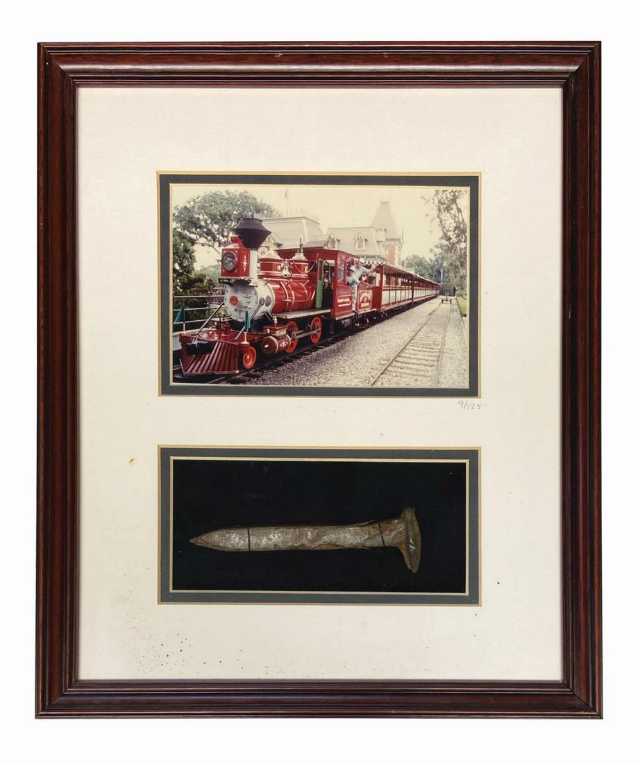 Disneyland Railroad Engine No. 4 Railroad Spike. (1 of 1)