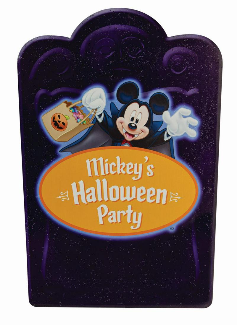 Mickey's Halloween Party Sign. (1 of 1)
