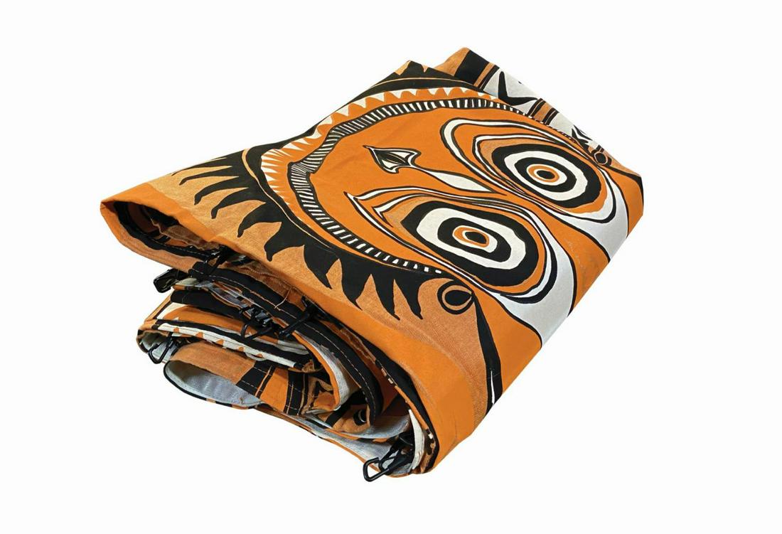 Enchanted Tiki Room Tribal Print Canopy. (1 of 3)