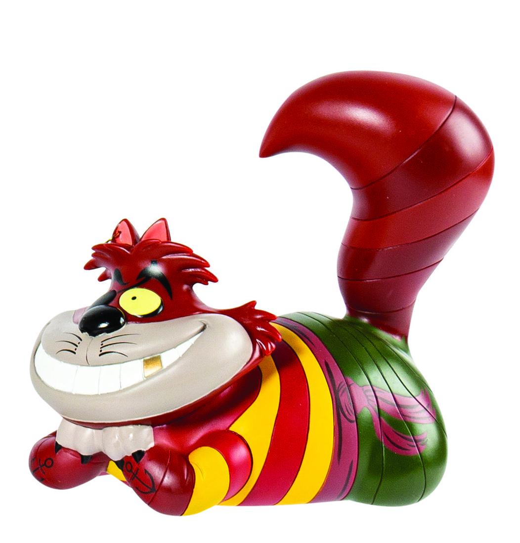 Alice in Wonderland Pirate Cheshire Cat Figure.: (Disney, 2006) A pirate-themed Alice in Wonderland Cheshire Cat vinyl figure sculpted by Monster5, designed by Nic Cowan, and manufactured by Span of Sunset. The figure has an articulated tail and boa