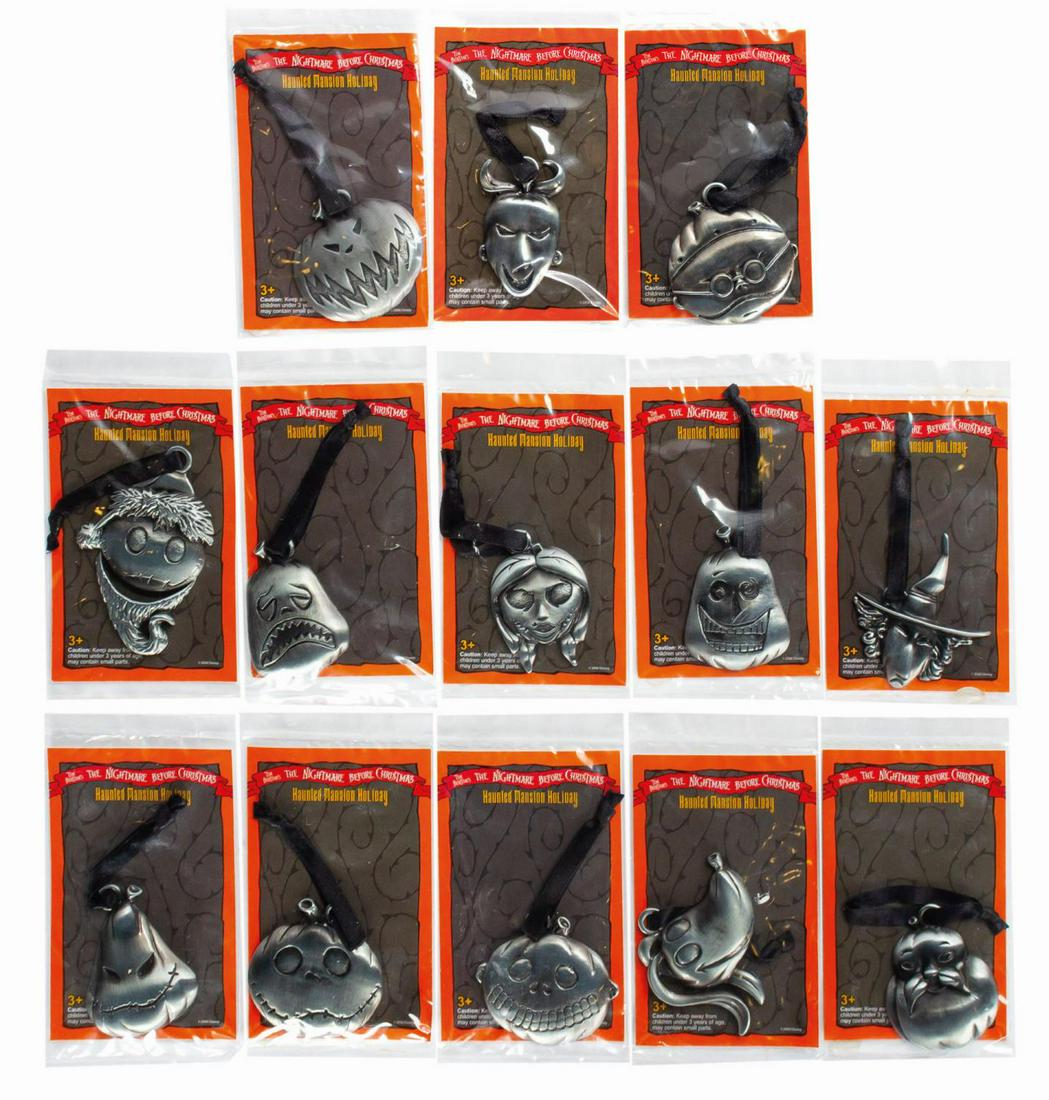Set of (13) Haunted Mansion Holiday Ornaments. (1 of 1)
