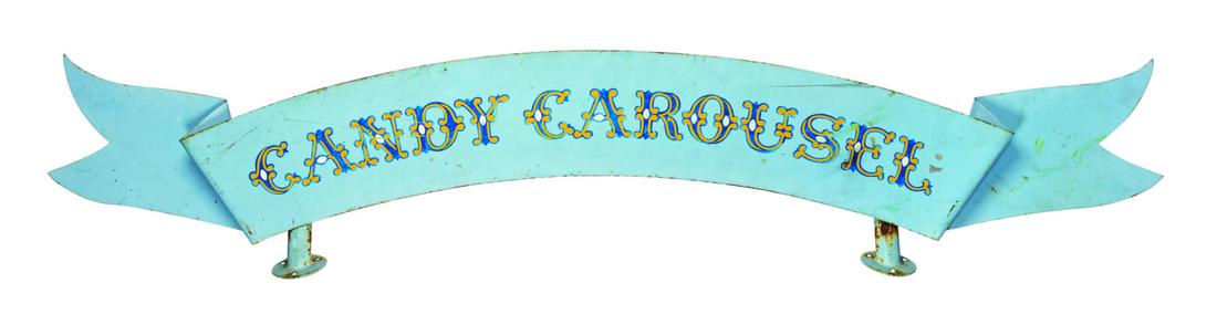 Candy Carousel Metal Sign. (1 of 1)