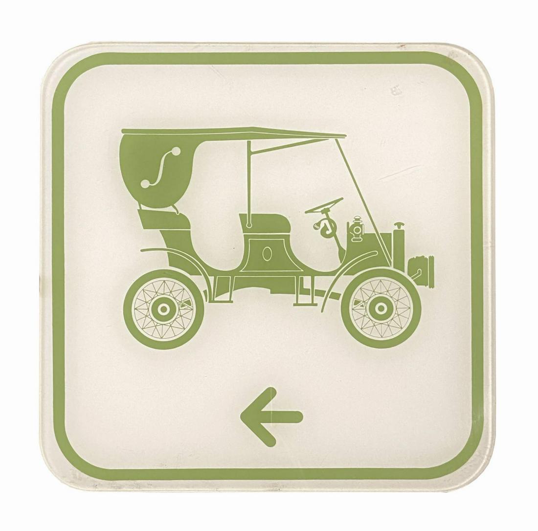 Main Street, U.S.A. Utilidor Directional Sign. (1 of 1)