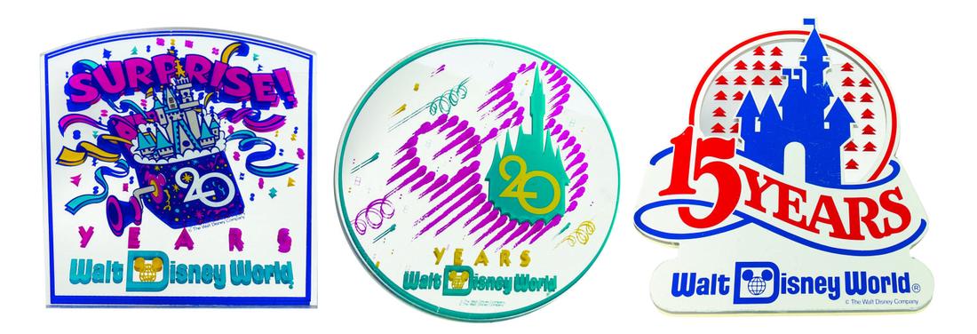 Set of (3) Mini Anniversary Signs. (1 of 4)