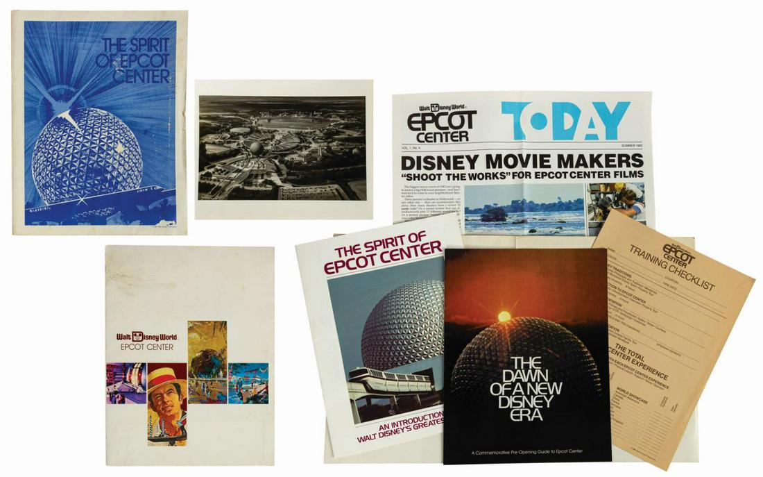 Epcot Center Hiring Packet & Press Folder. (1 of 4)