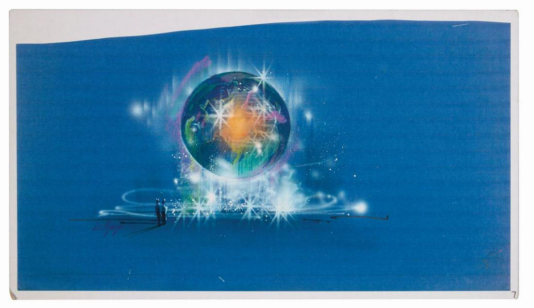 Tokyo DisneySea Aquasphere Concept Art Print. (1 of 1)