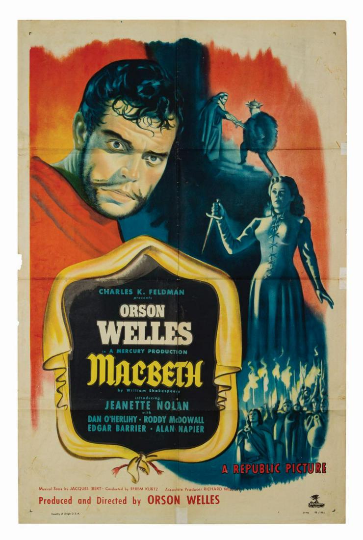 Macbeth 1-Sheet Poster. (1 of 1)