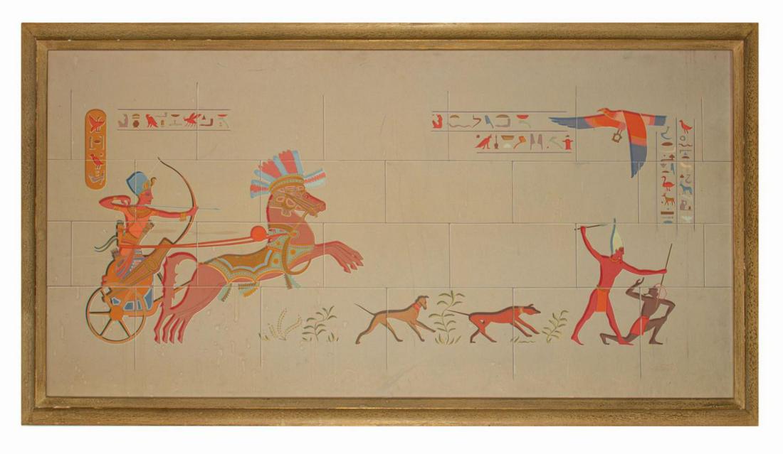 The Egyptian Opening Title Background Artwork. (1 of 2)