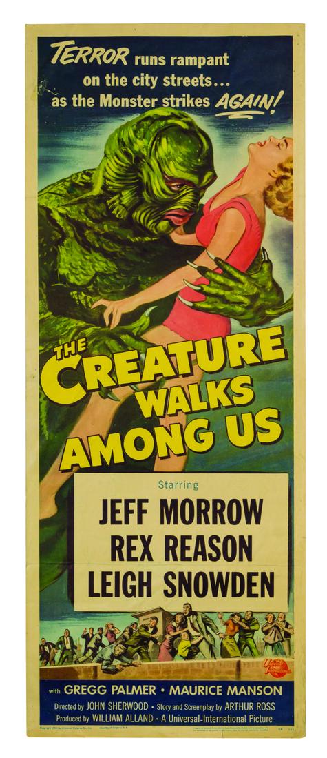 The Creature Walks Among Us Insert Poster. (1 of 1)