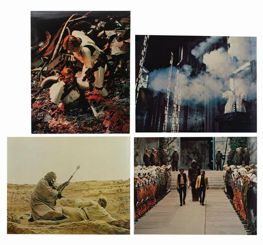 Set of (4) Star Wars Jumbo Lobby Cards. (1 of 5)