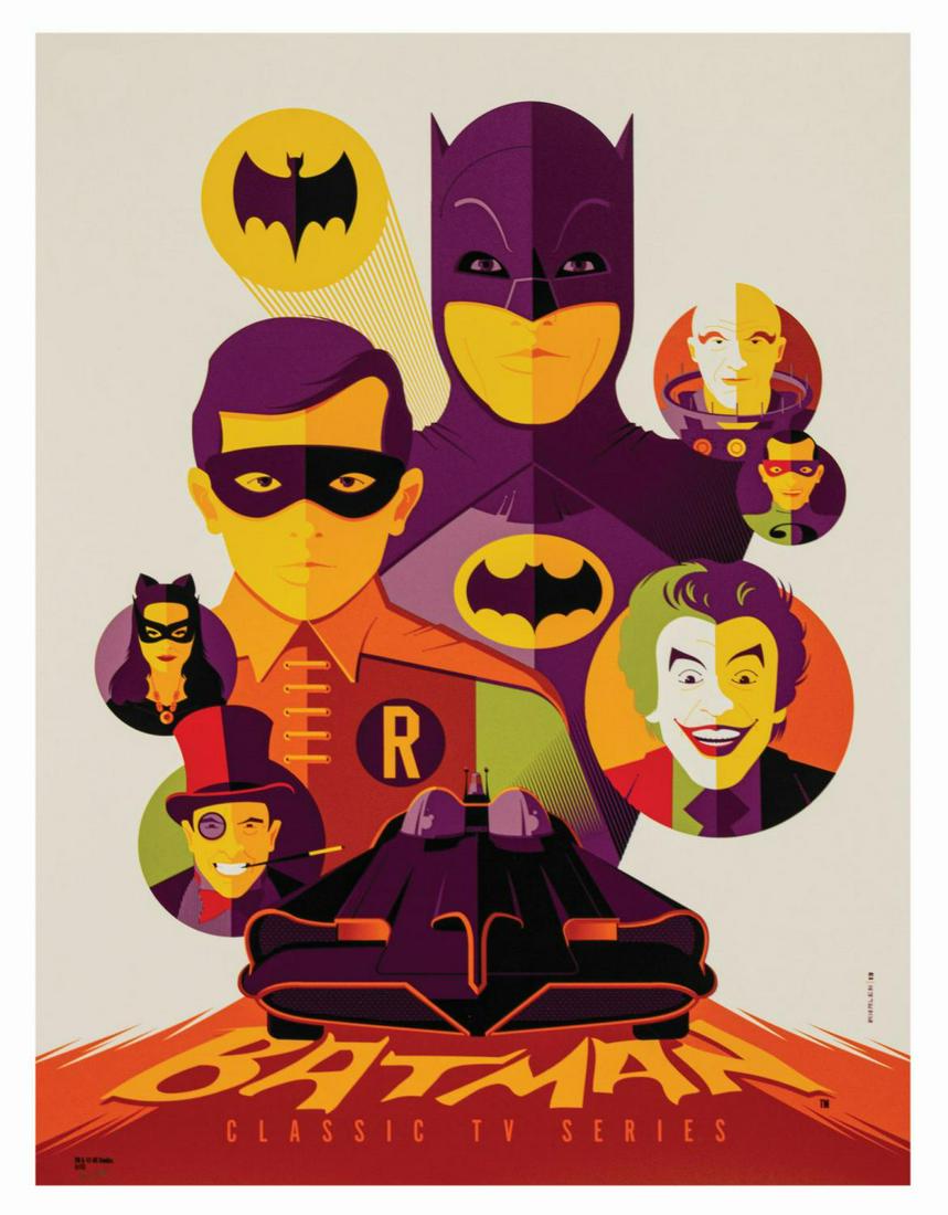 Tom Whalen Batman Classic TV Series Variant Print. (1 of 1)