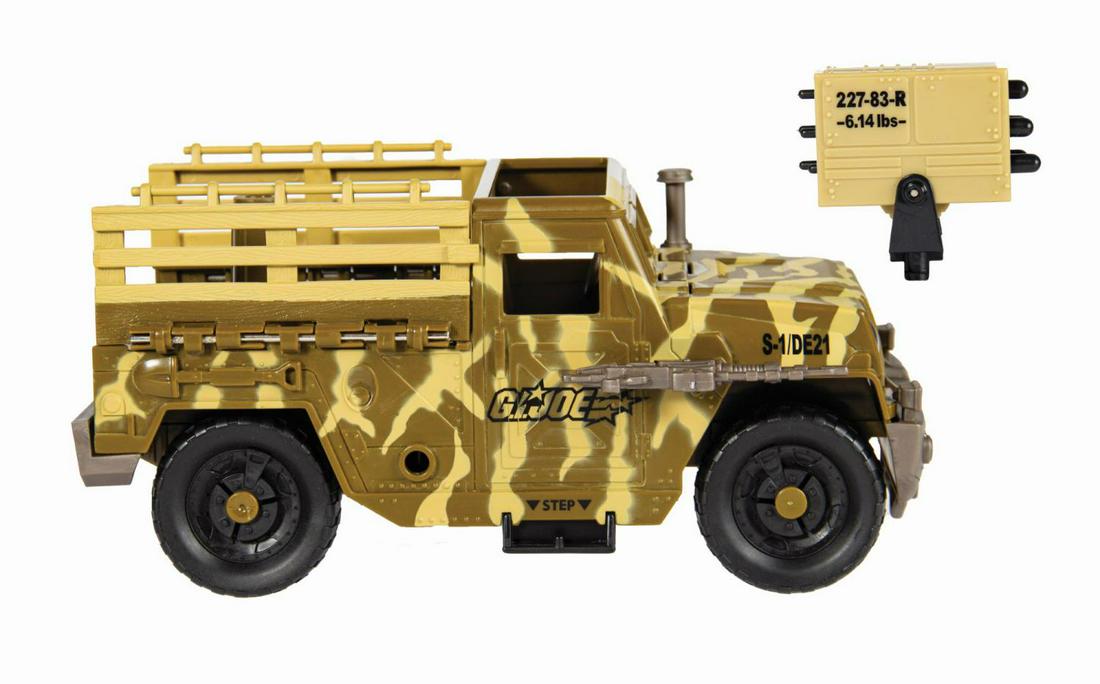 Smoke Screen Transport Unproduced G.I. Joe Vehicle.: (Hasbro, 2005) An unproduced version of the Smoke Screen Transport for the Hasbro G.I. Joe Rise of the Robots product line. The entire product line was cancelled after Hasbro made the ill-fated decisi