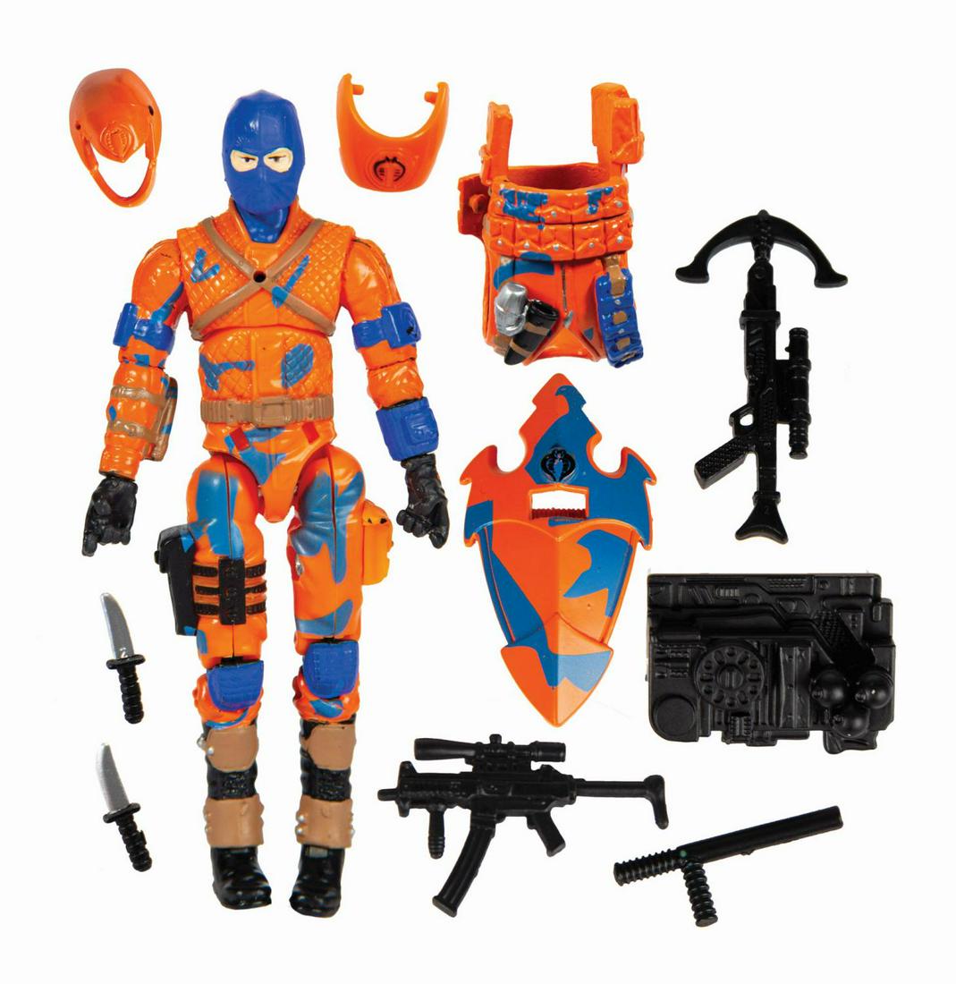 Alley-Viper Paint Master G.I. Joe Action Figure.: (Hasbro, 2009) An original paint master maquette for the Alley-Viper action figure released in the Hasbro G.I. Joe Defense of Cobra Island box set. Prior to the creation of the boxset, Alley-Viper was