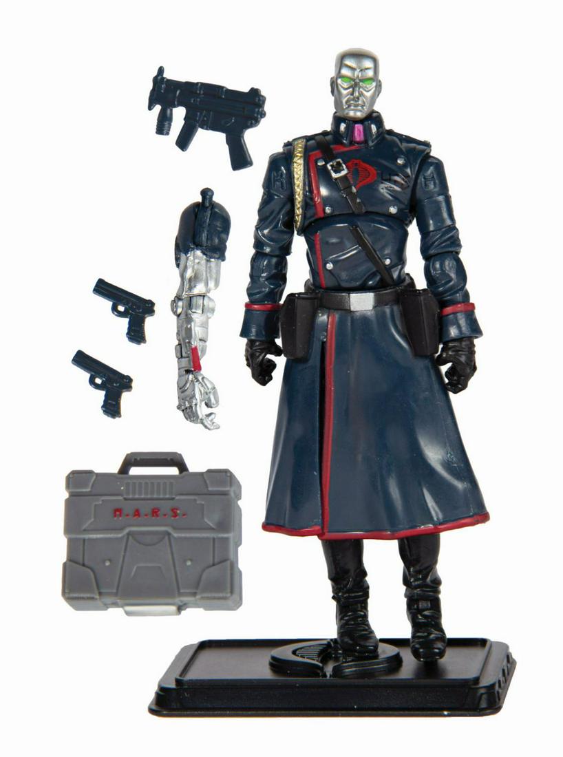 Destro VSP G.I. Joe Resolute Action Figure.: (Hasbro, 2010) An original pre-final color vendor sample prototype Destro action figure from the Hasbro G.I. Joe Resolute line. This prototype is almost identical to the final version, however, the cl
